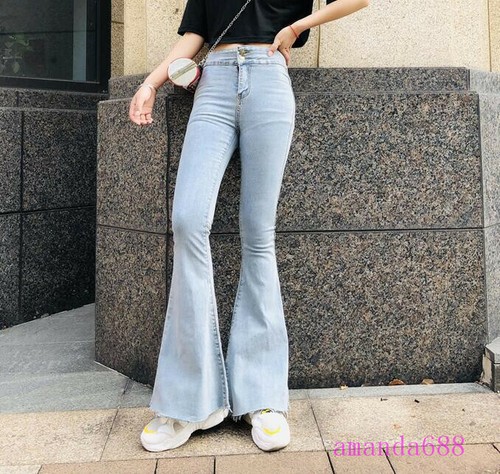 big flared trousers